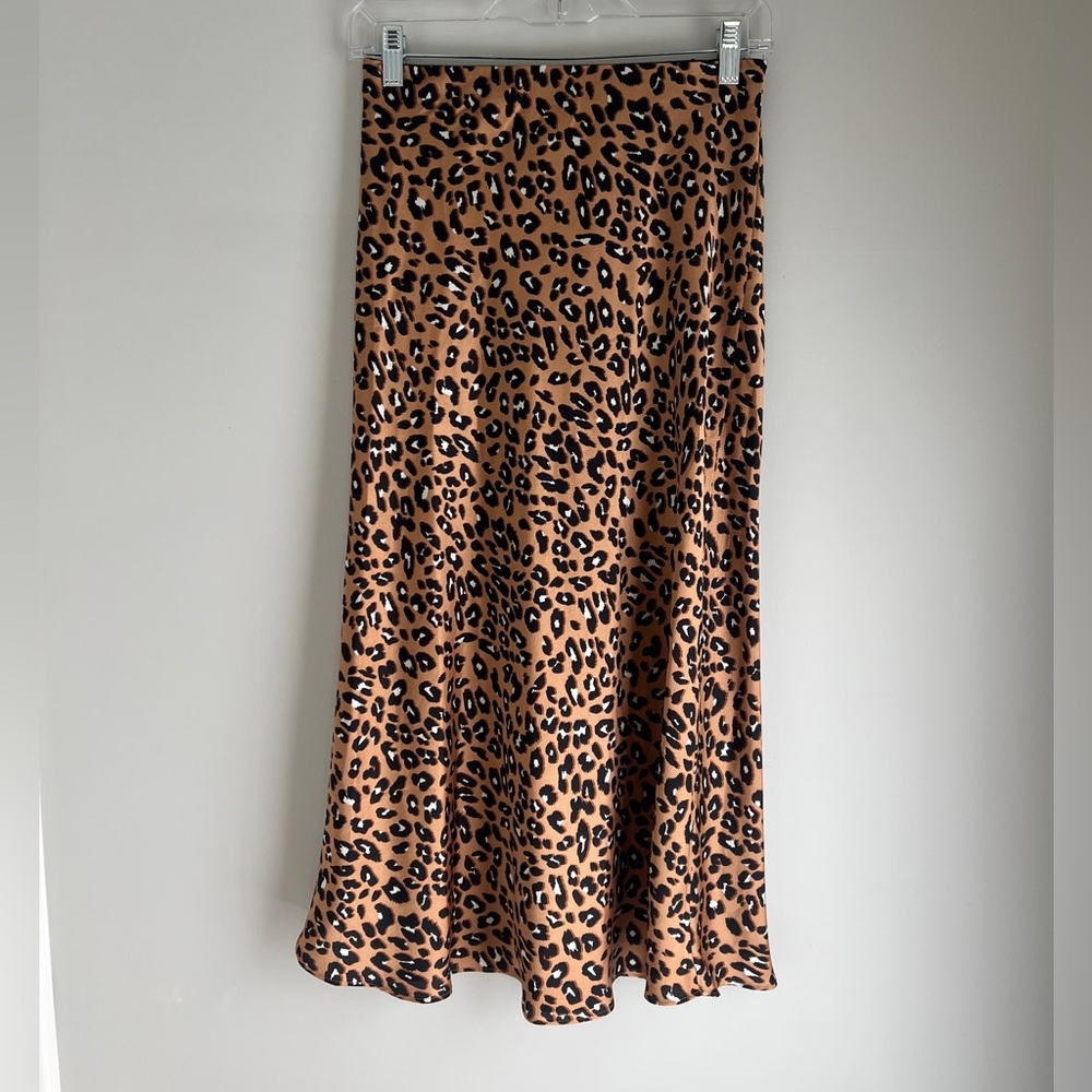 Nasty Gal Satin Midi Skirt
